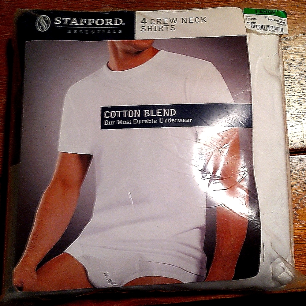 Stafford Crew Neck T-Shirts (4 Pack)
